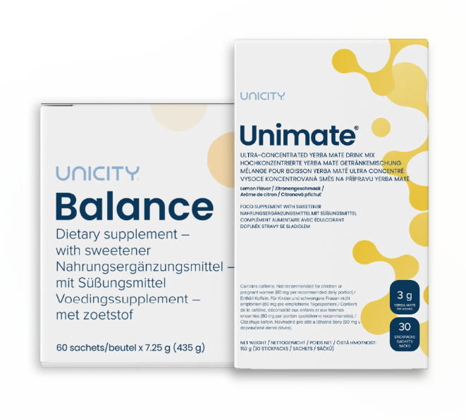 Le système Feel Great — Balance et Unimate, les deux produits Unicity du protocole
